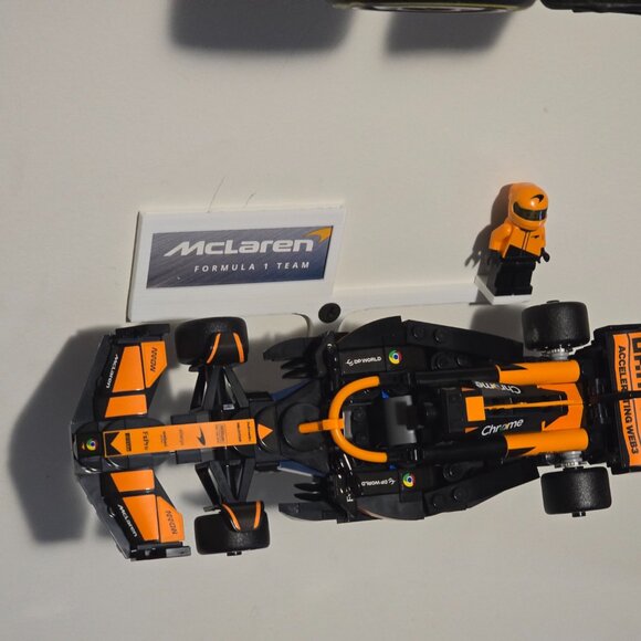 Lego F1 Car Wall/Desk Holder - Picture 2 of 4